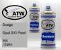 Preview: Dodge, Opal S/G Pearl, W4 / SW4: 400ml Sprühdose + 400ml Klarlack - Set, von ATW Autoteile West.